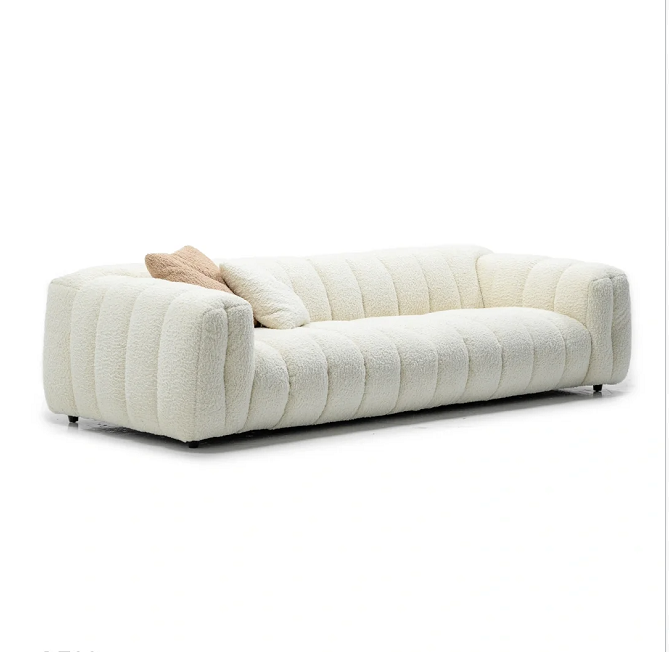 Italian High-Grade Luxury Cream Wind Marshmallow Style Living Room Sofa Simple Design