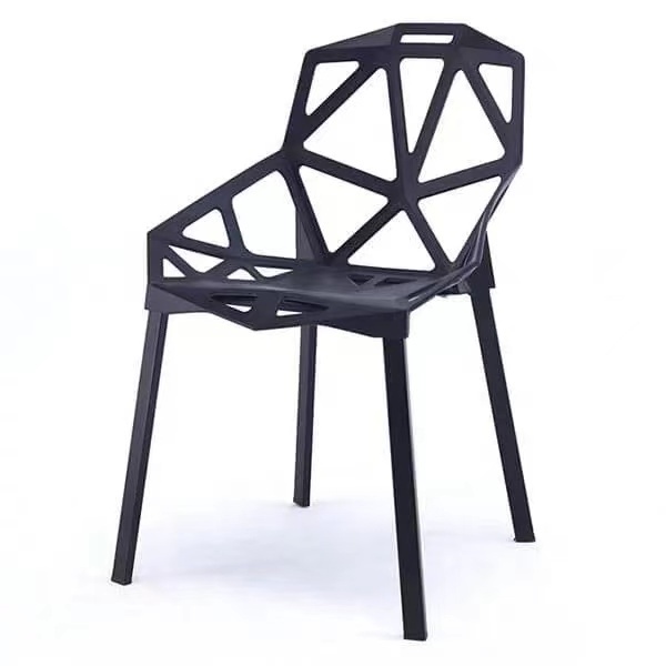 Aluminum Material Stacking  dining Chair