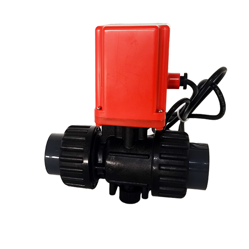 DN15/ 1/2'' Hard Sealing Ceramic Core Three-wire Controlling Power Reset Ball Valve with UPVC and Stainless Steel