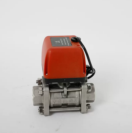 DN15/ 1/2'' Hard Sealing Ceramic Core Two-wire Controlling Ball Valve with UPVC and Stainless Steel