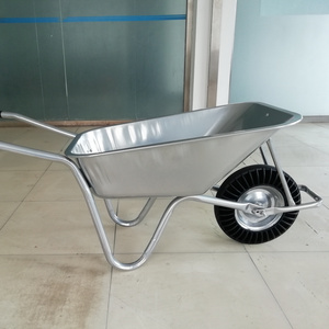 WHEEL BARROW WHEELBARROWS PLASTIC TRAY AND GALVANIZED OR POWEDER COATING FRAME 90L 130L WHEELBARROW DOUBLE WHEEL WHEELBARROW