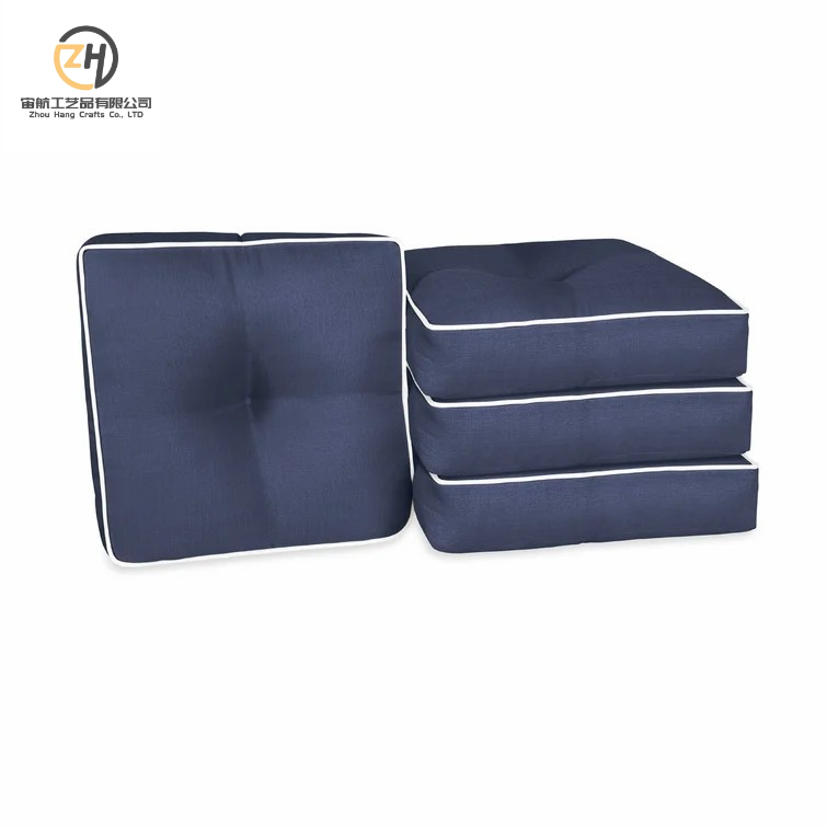 Nailed outdoor sofa sponge square seat cushion