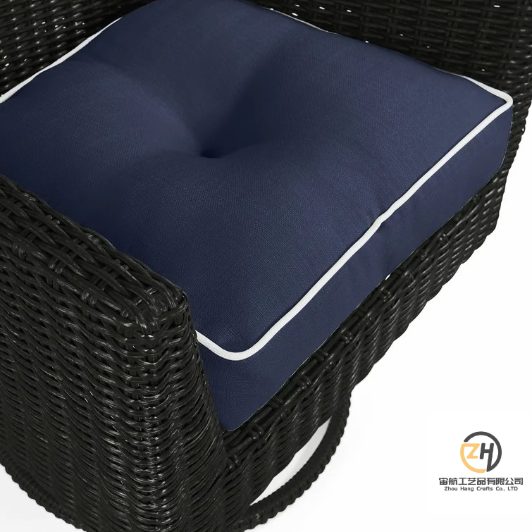 Nailed outdoor sofa sponge square seat cushion