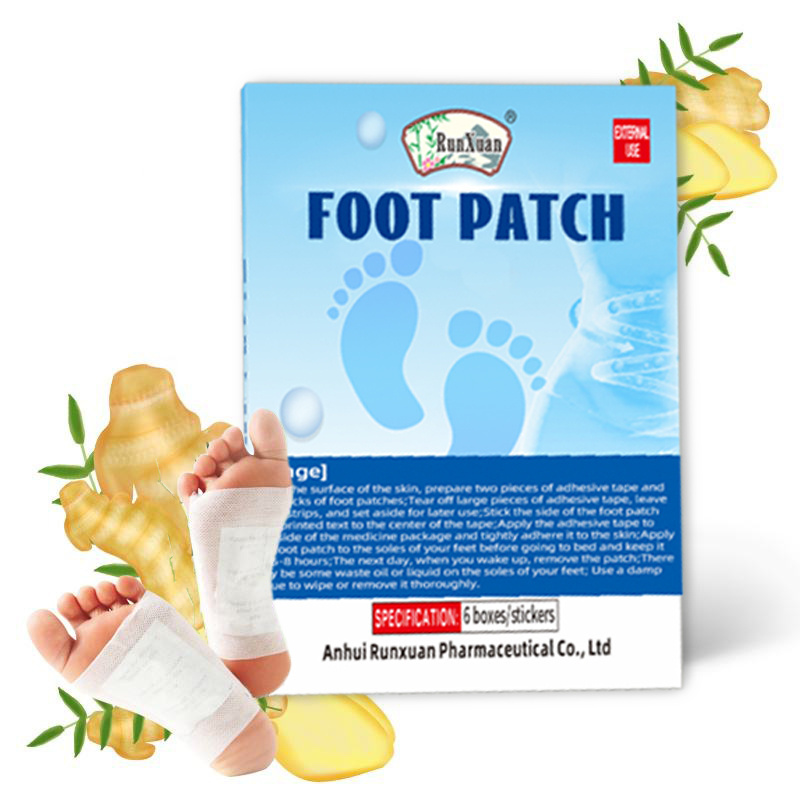 2023 hot Best Selling New product , 100% Natural Chinese Herbal and Bamboo Slimming Detox Foot Patch