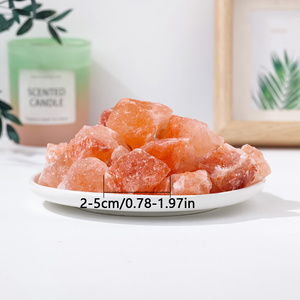 Wholesale Natural Orange Salt Stone Fragrance Stone  Aromatherapy Crystal Himalayan Orange Salt Block Rose Salt Original stone