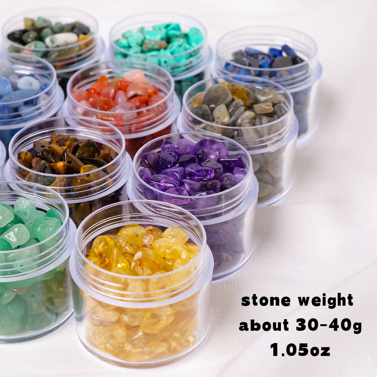 Wholesale natural crystal healing stone punching gravel ornament handmade polished crystal punching broken stone for decoration