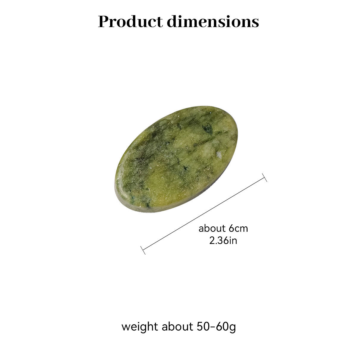 High Quality Factory Price Healing Crystal Natural Crafts Xiuyan Jade Palm Stone for Meditation