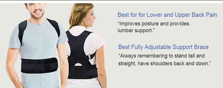 Adjustable Comfortable Clavicle Brace and Back Posture Corrector for men and women