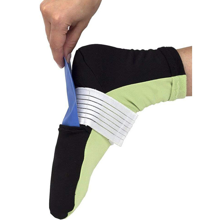 Compression Strap Ice Pack Socks Cooling Socks Gel Ice Treatment Cold Gel Socks for feet, Heels, Swelling, Arch Pain