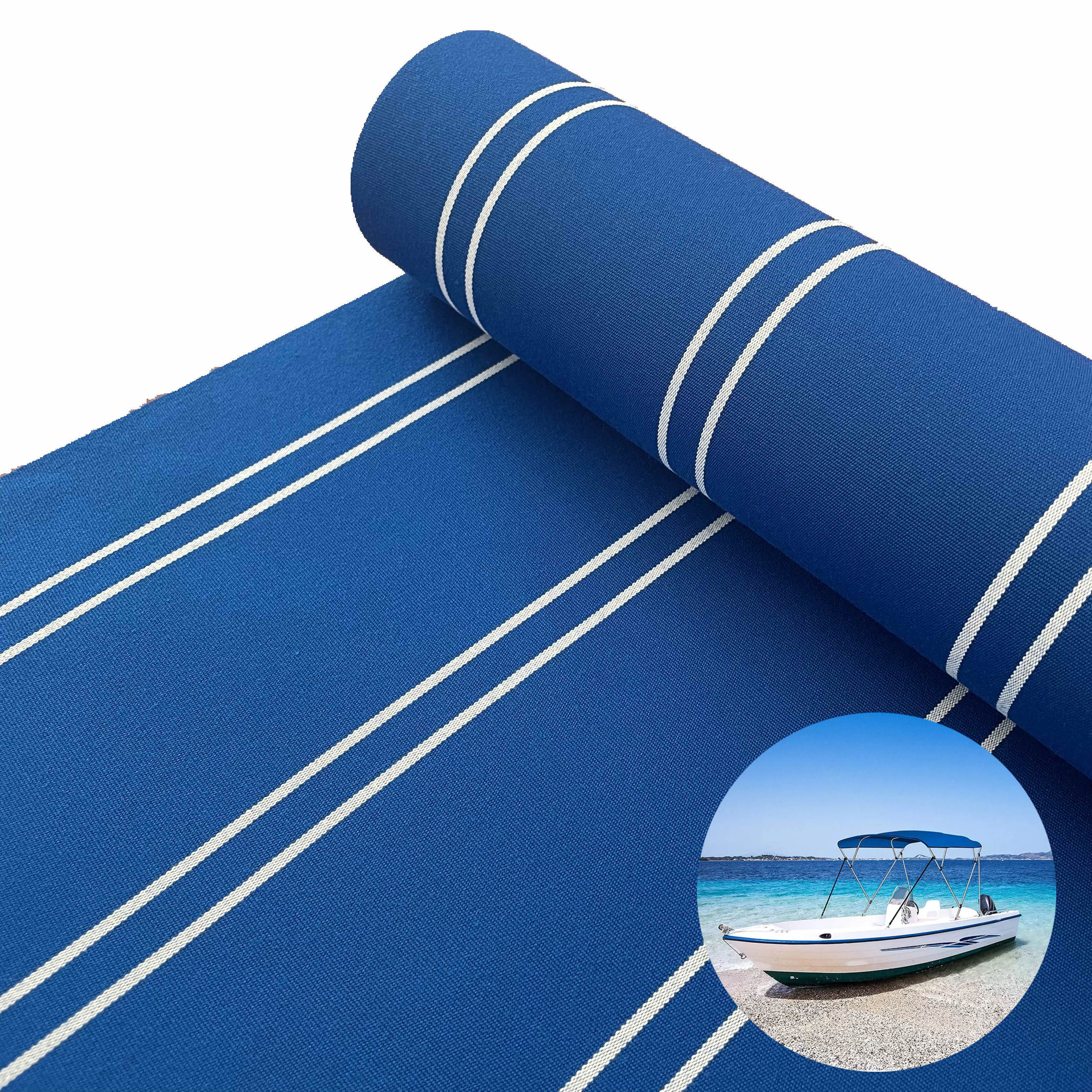 Waterproof UV Protection Polyester Solution Dyed Acrylic Bimini Boat Yacht Top Replacement Cover fabric