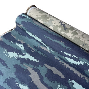 In stock camouflage printed pu coated 500d 1000d nylon cordura oxford fabric