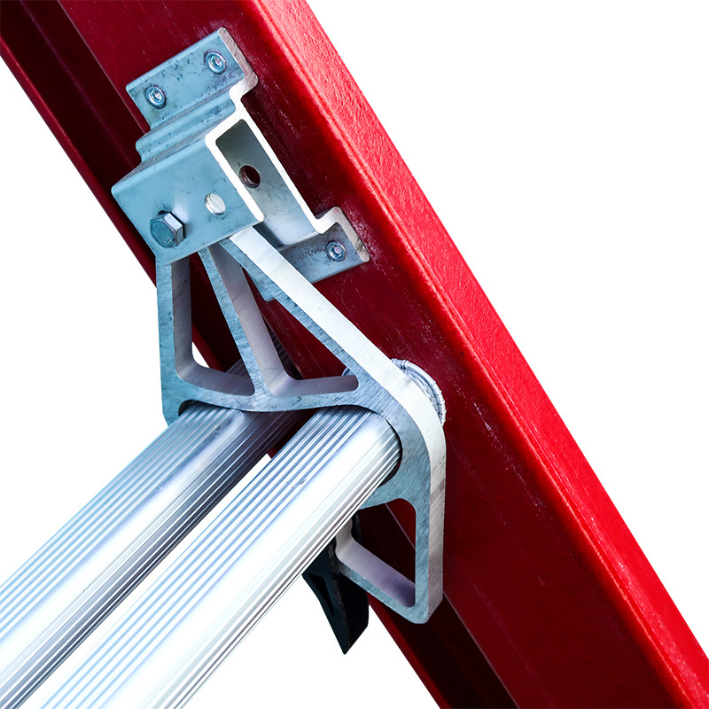 EN131 escalera Fiberglass Fire Escape Ladder Folding Aluminum combination Extension Step telescopic Ladders Manufacturers