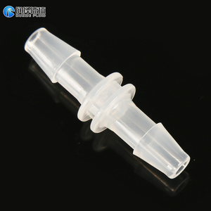 1.6mm~9.5mm 2 Way Straight Equal Hose Barbed Plastic Fittings Medical Grade Quick Coupling Hose Connectors