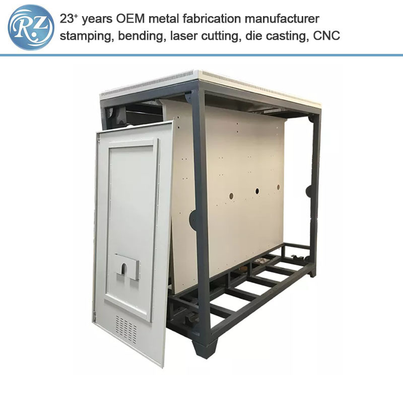 OEM Custom DIY Design Sheet Metal Fabrication 19Inch Rack Mount Enclosure 1U 2U 3U 4U Server Chassis Equipment Enclosure