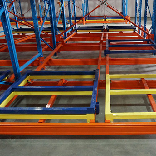 Runzhide high quality storage equipment warehouse push back pallet rack