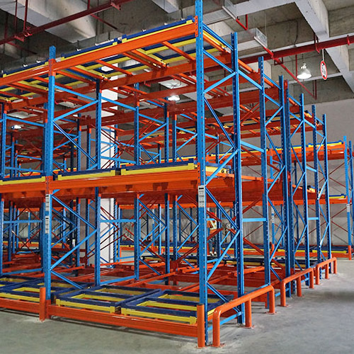 Runzhide high quality storage equipment warehouse push back pallet rack