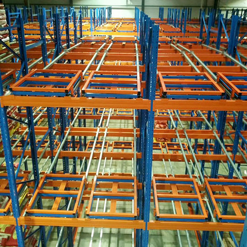 Runzhide high quality storage equipment warehouse push back pallet rack