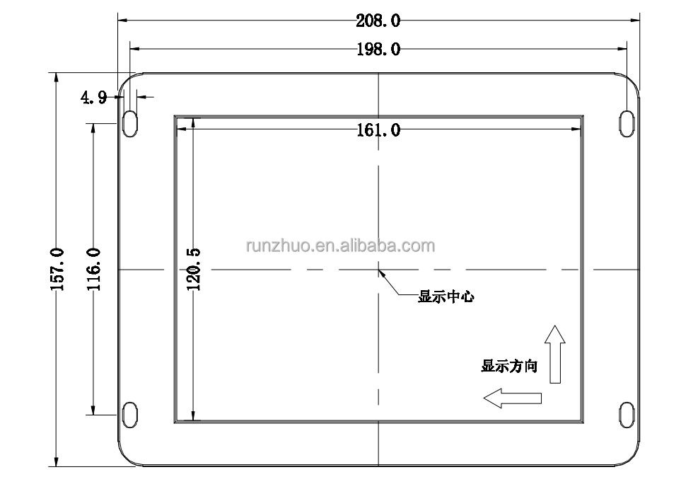 Elevator 8-inch car display M*narch protocol SFTC-CCB-T8-ML-NICE M*narch Elevator LOP LCD PCB Display SFTC-CCB-T8-TPJ-YY