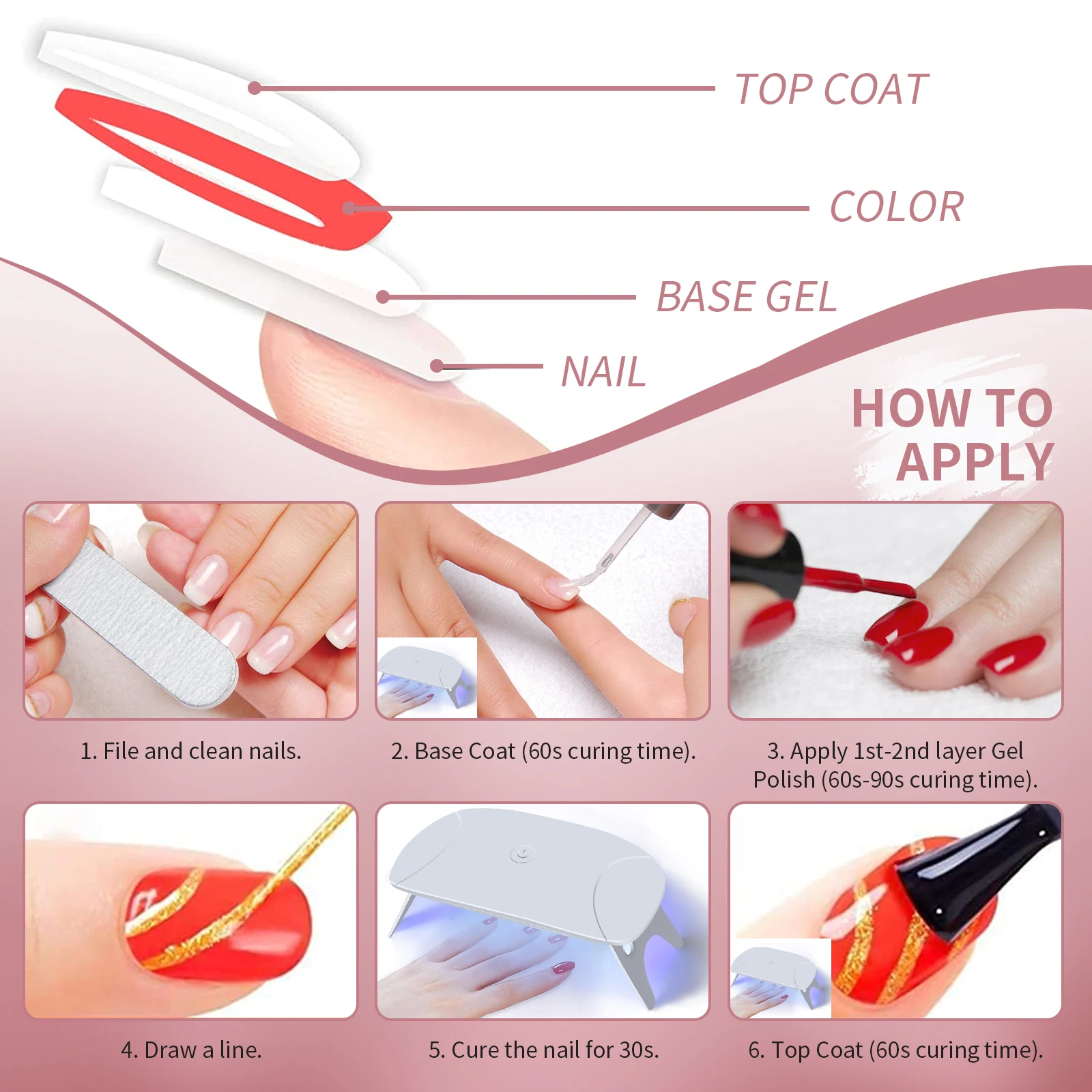 High Quality 3 In 1 Color Led Gel Nail Polish 15ml Nail Polish Bottle One Step Nail Gel Polish