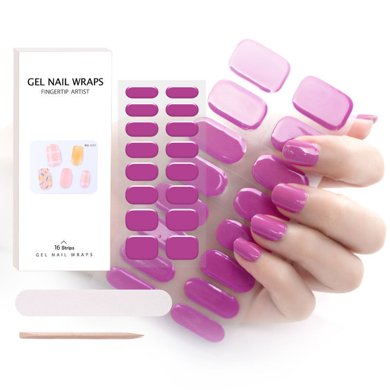 Factory Direct Selling Semi-Curable Gel Nail Adhesive Uv Gel Stickers Gel Nail Sticker Uv