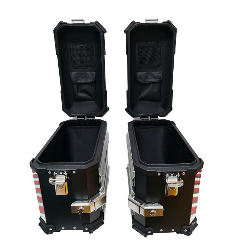 Trunk alloy tail delivery side aluminum top motorcycle box / 38L Motorcycle Side Box Tail Box Rear Case Motorbox Pannier Case