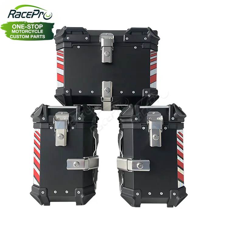 Trunk alloy tail delivery side aluminum top motorcycle box / 38L Motorcycle Side Box Tail Box Rear Case Motorbox Pannier Case