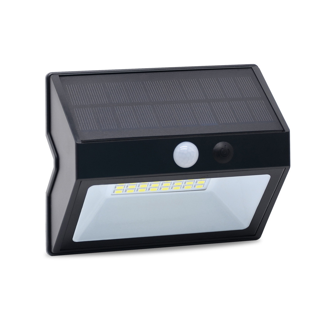 PIR motion solar outdoor spotlight super bright with 4 work mode solar gate light water proof IP65