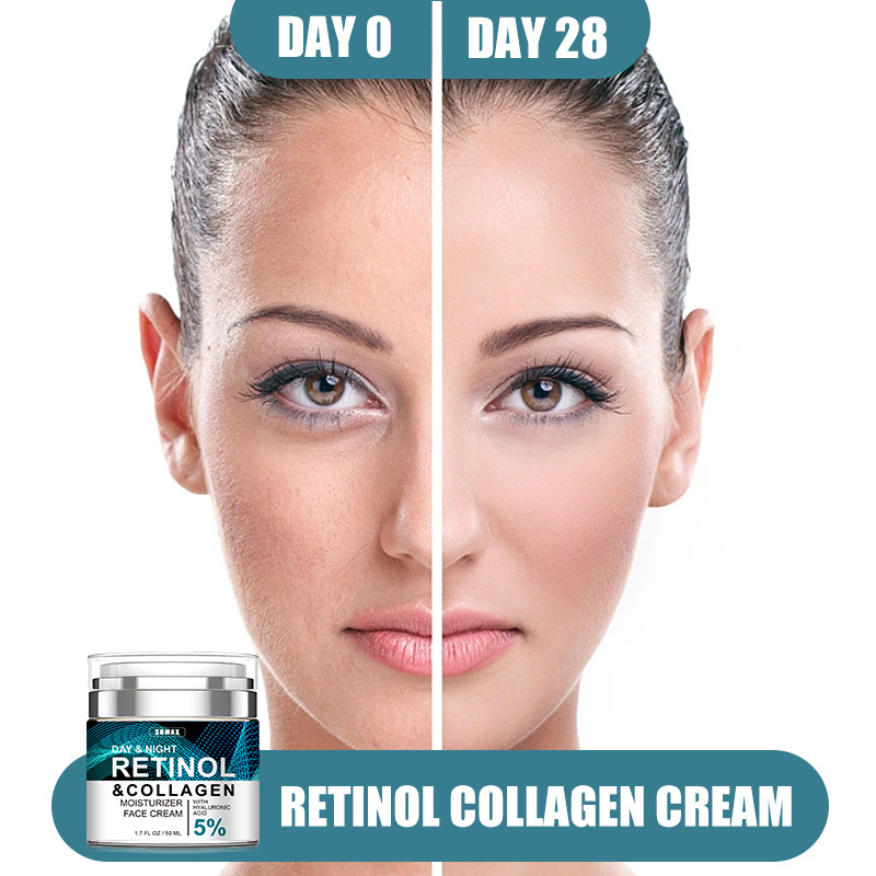 Skin Care Facial Moisturizer Retinol Cream For Women And Men Face  Day And Night Cream Reduce Wrinkles 50ml