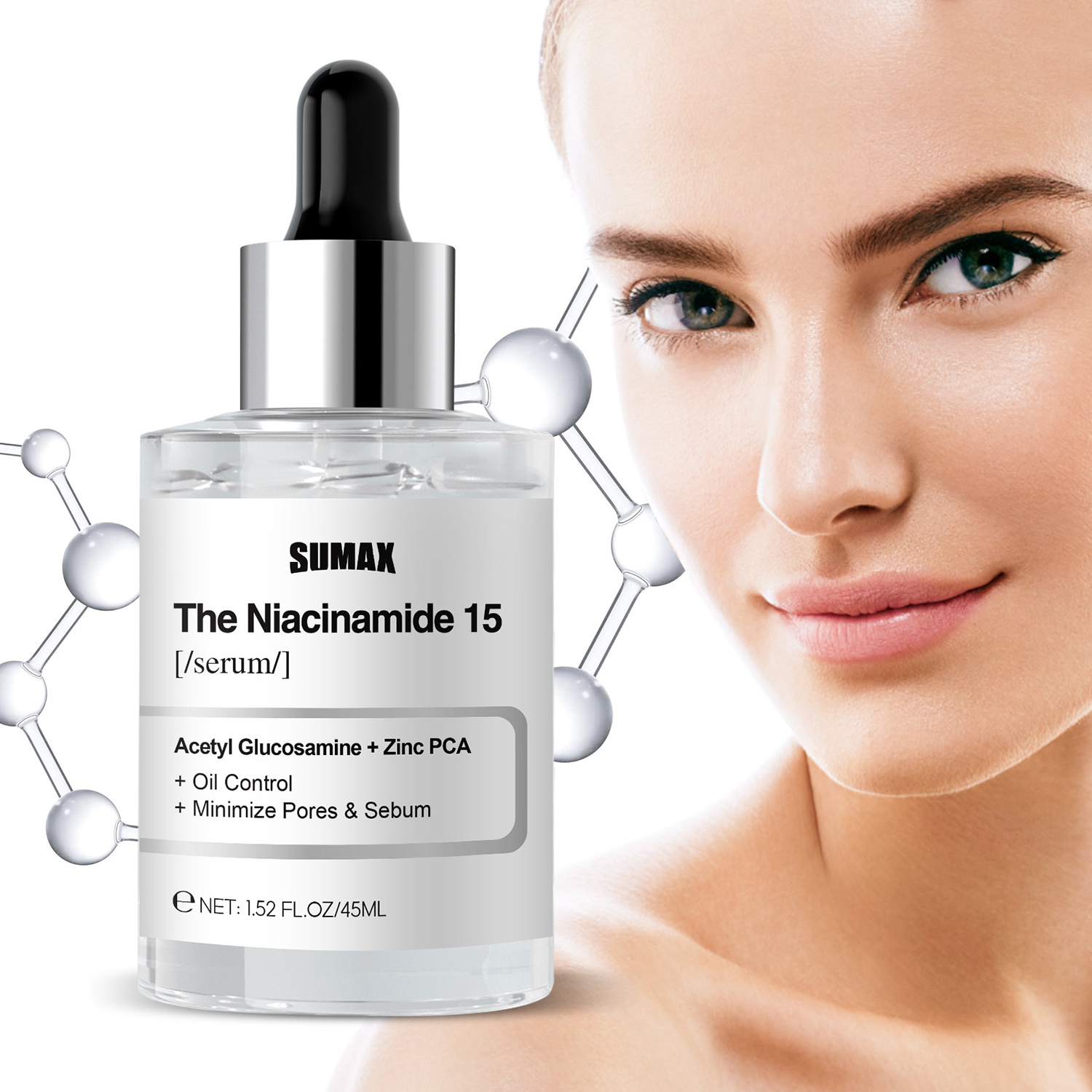 Sumax New Facial Niacinamide Serum Enhance Skin's Health And Glow For All Skin Type