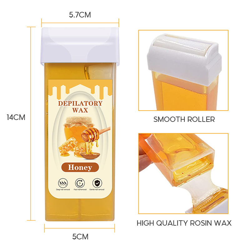 Soft Wax 100g 7 Color Hair Removal Wax Roll on Wax Cartridge For Hair Removal Legs Body