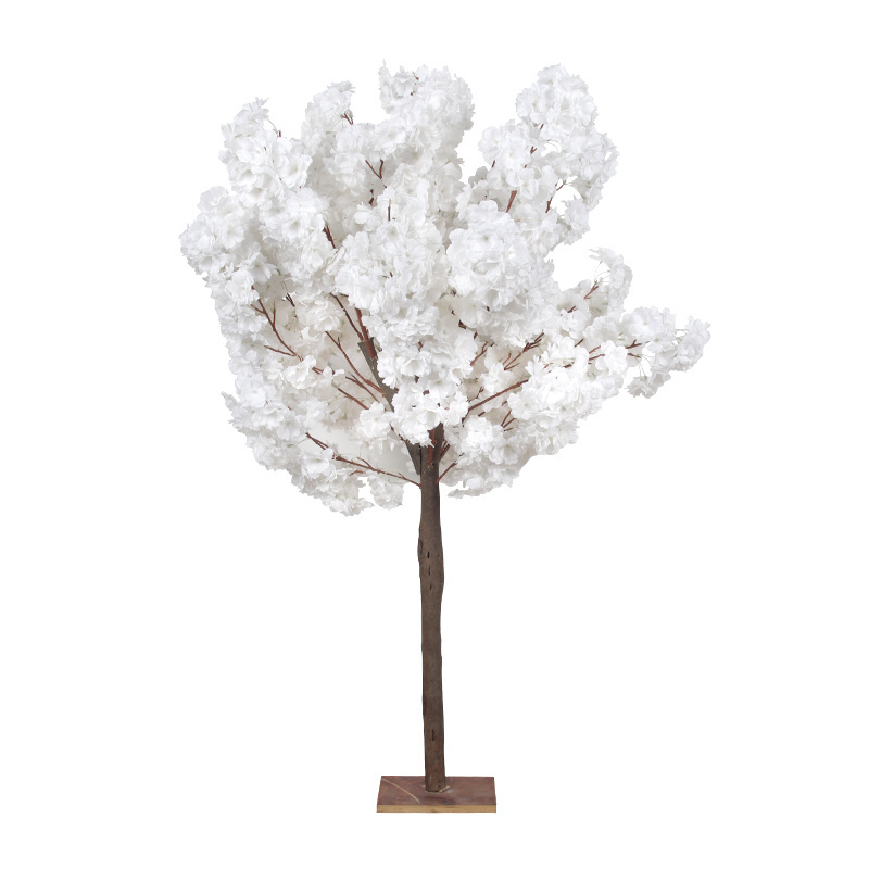 PZ-ZH Wholesale Christmas Flower Plant Large Plastic Cherry Blossom Artificial Tree for Wedding Decor Centerpiece