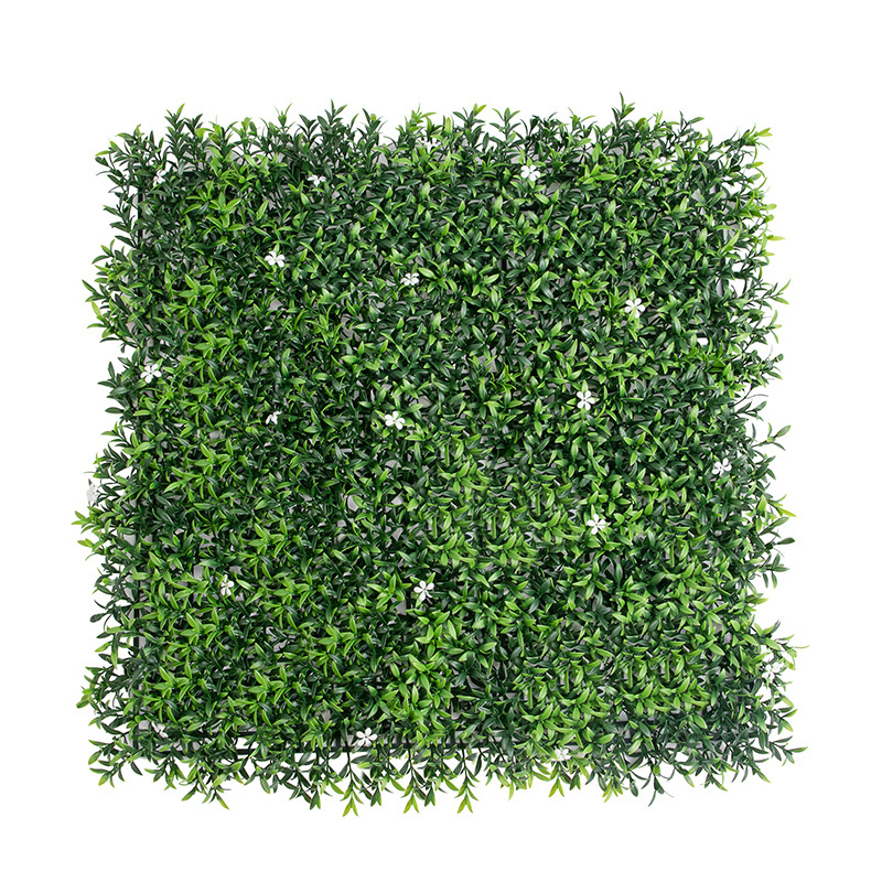 Ruopei 100*100cm Boxwood Hedge Artificial Green Foliage Panel Plant Grass Green Wall for Garden Outdoor Decoration