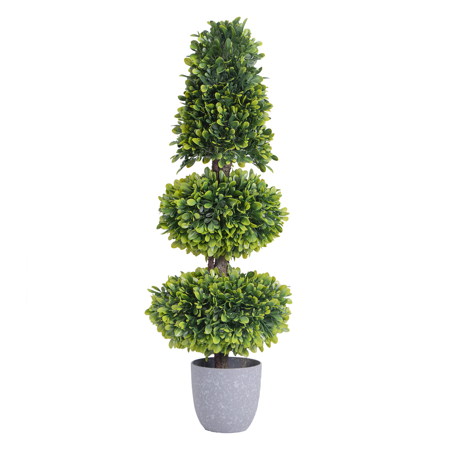 PZ-ZH Wholesale Faux Modern Large Bonsai Live Topiary Boxwood Plant Green Artificial Trees for Indoor Decorative