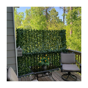 ZL-1 Garden Supplies 1x3 m Privacy Faux PE Plant Screen Balcony Artificial Ivy Leaf Roll Fence for Privacy Garden