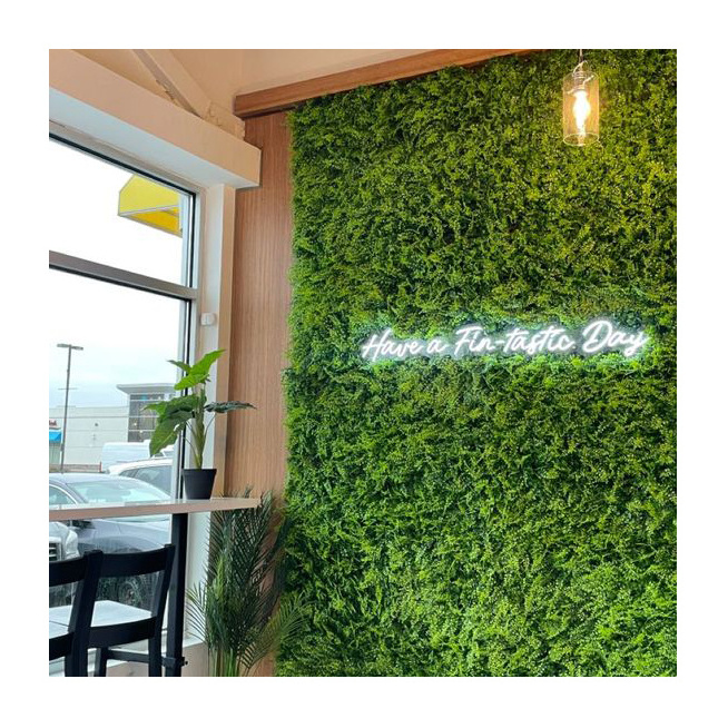 P4-6 Privacy Boxwood Hedge Green Foliage Panel Faux Plants Wall Artificial Grass Wall for Vertical Garden Green Wall Decor