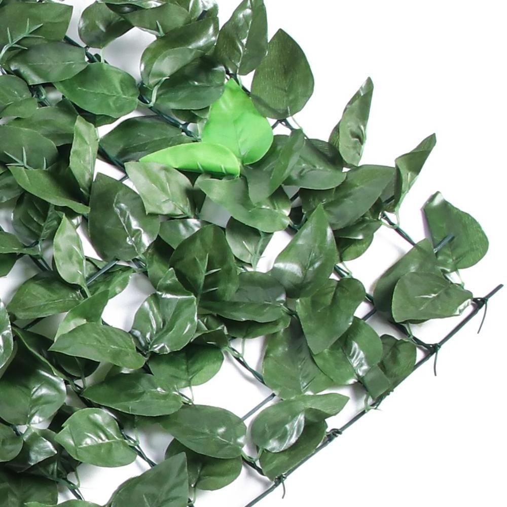 ZL-1 Garden Supplies 1x3 m Privacy Faux PE Plant Screen Balcony Artificial Ivy Leaf Roll Fence for Privacy Garden