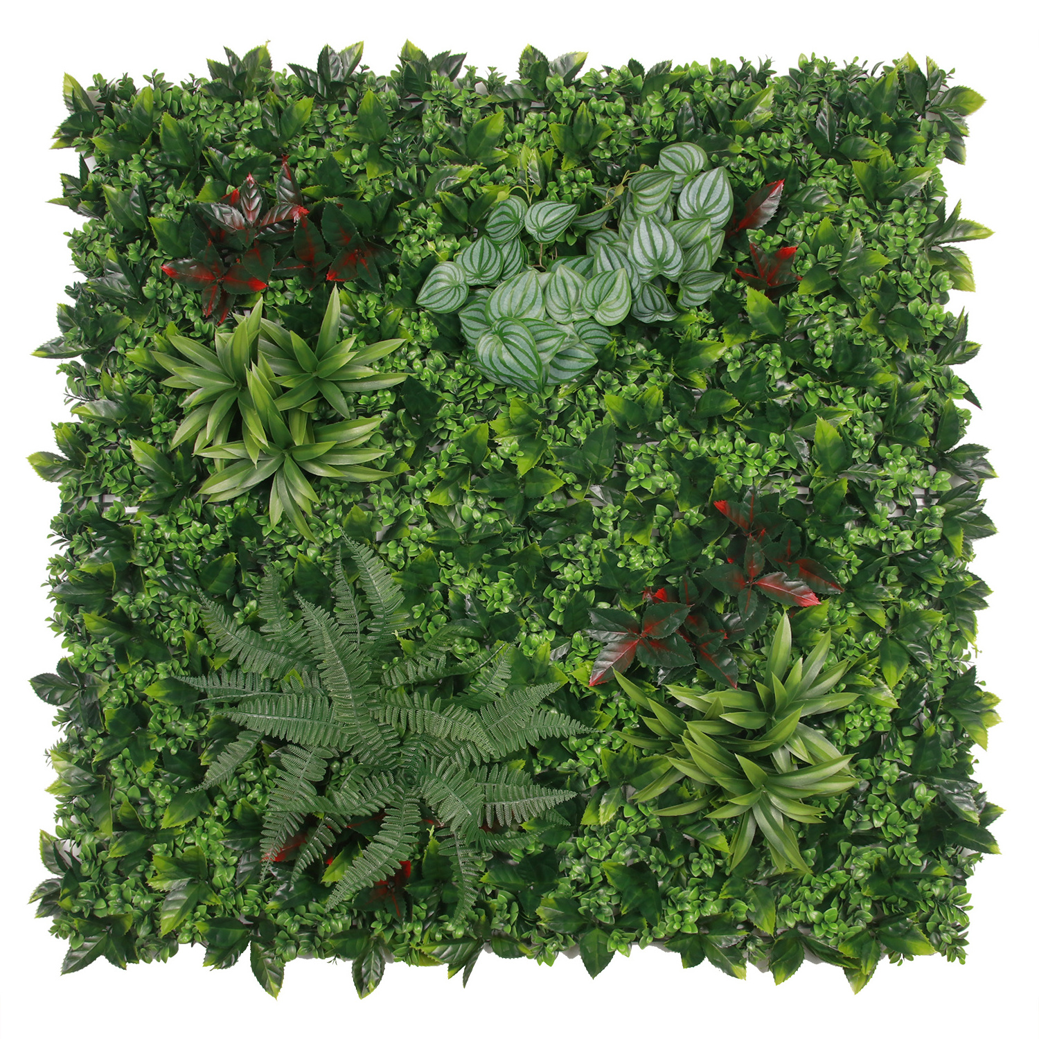 Pq30 Vertical Garden Decorative Foliage Backdrop Hanging Grass Plastic Jungle Panels Artificial Boxwood Green Wall