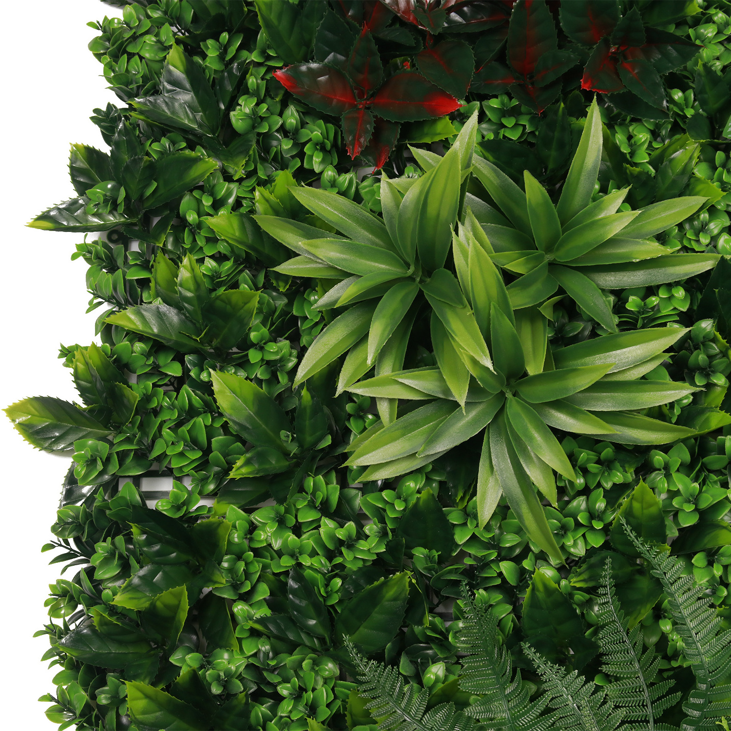 Pq30 Vertical Garden Decorative Foliage Backdrop Hanging Grass Plastic Jungle Panels Artificial Boxwood Green Wall