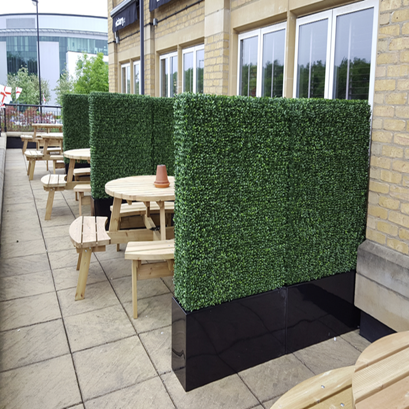 CQ-1 Greenery Panels Plastic Hanging Milan Fence Artificial Boxwood Hedge for Garden Privacy Screen Decor