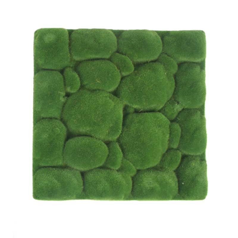 Customization Indoor Decoration Faux Wall Plant Moss Frame Artificial Handmade Green Moss Wall Panel