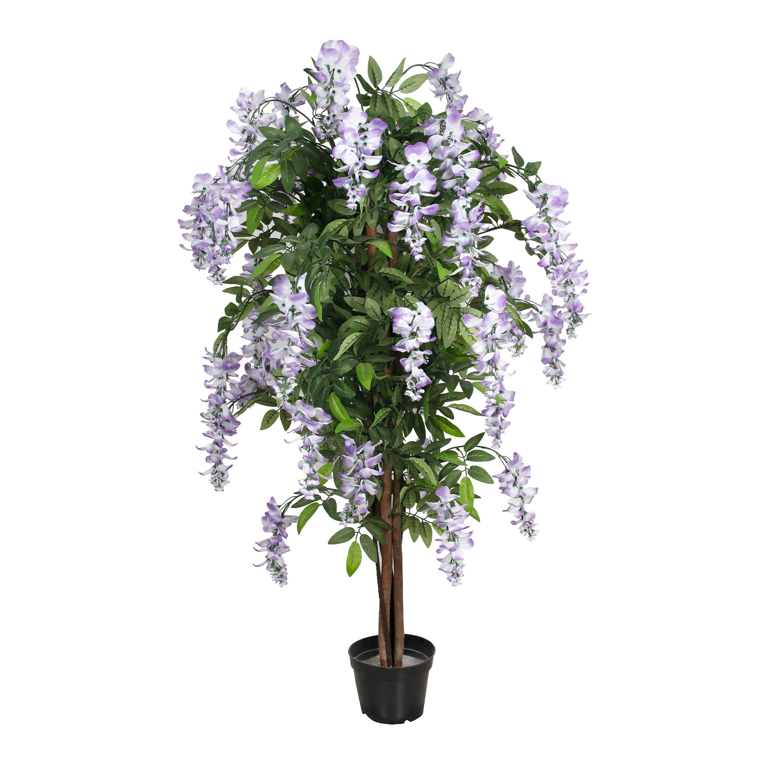 Wedding Home Decoration Faux Plants Simulation Silk Bonsai Artificial Wisteria Tree With Pot