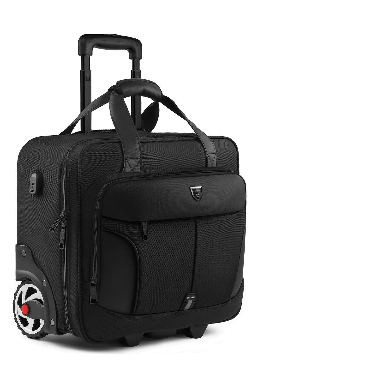 2024 New large capacity 18-inch silent large wheel business trolley case suitable for travel and business trips