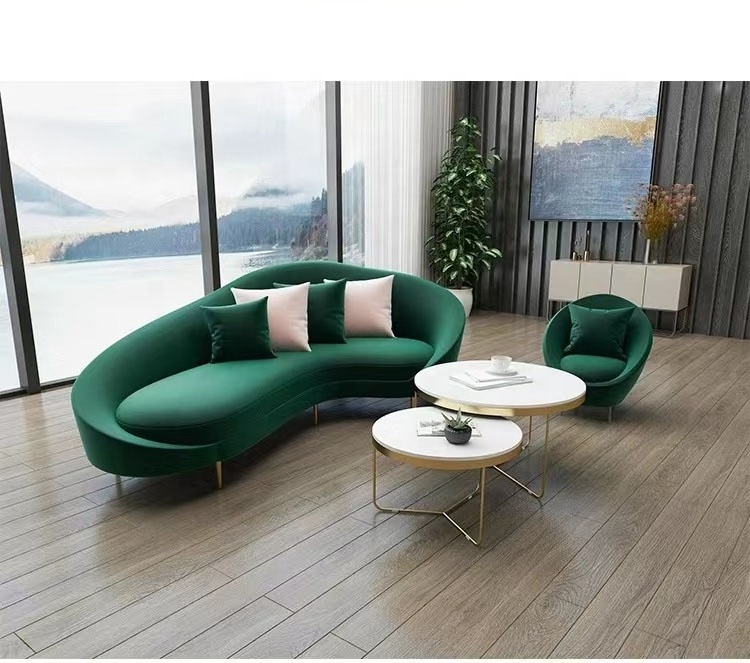 Hot sale fabric couches multifunctional colorful modular sectional sofa set living room set multi color sofa