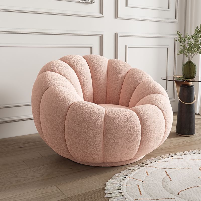 Lounge Couches Adulte Puff Boucle Living Room Lazy Single Couch Small Pumpkin Shaped Sofa Chair