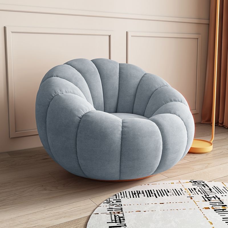 Lounge Couches Adulte Puff Boucle Living Room Lazy Single Couch Small Pumpkin Shaped Sofa Chair