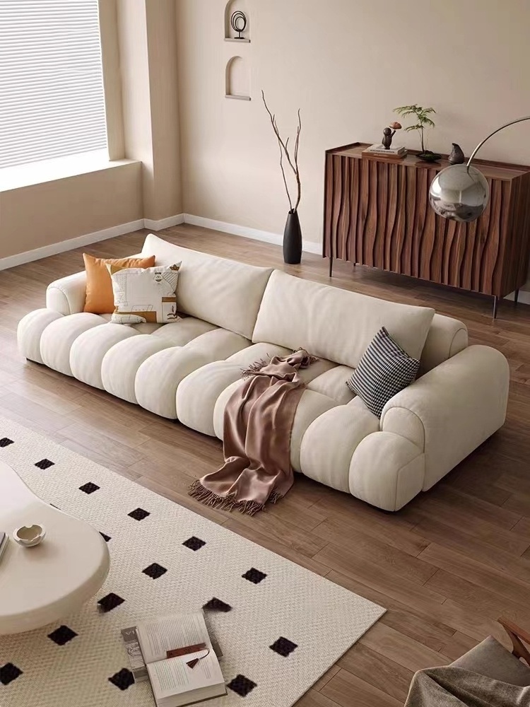 Commercial sectional couch corner sofa Nordic home furniture living room modern velvet modular sectional sofa