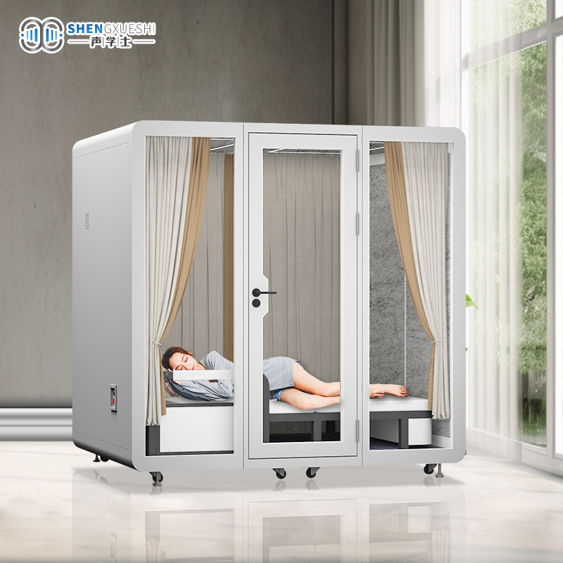 Factory custom sleep pod soundproof cabin for herapy capsule bed sleeping pods sound proof sleeping pods