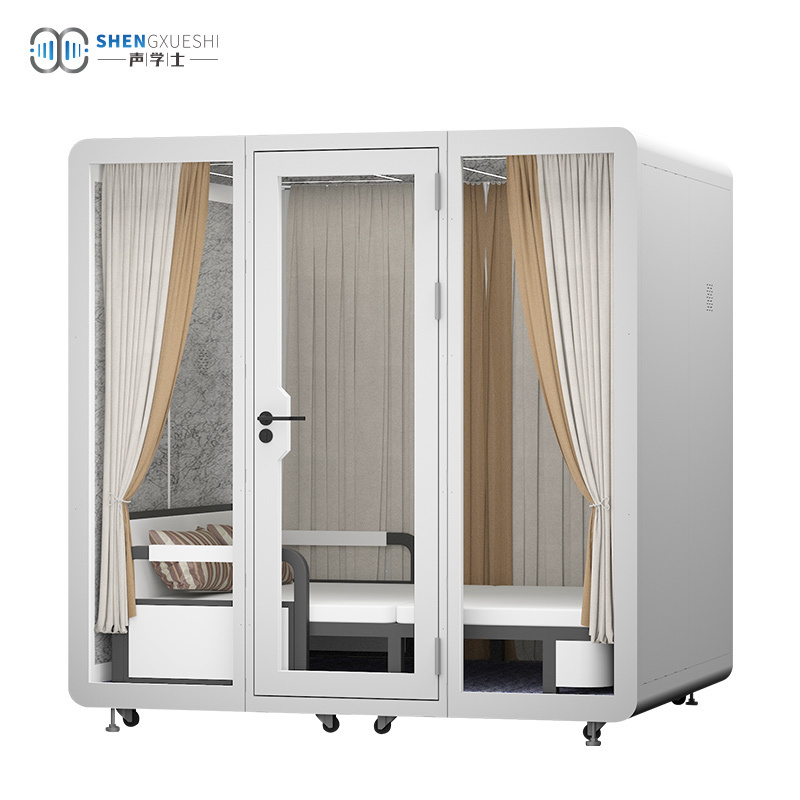 Oem Odm custom wholesale price noise insulation prefab house personal sleeping pods and cabins for sleeping