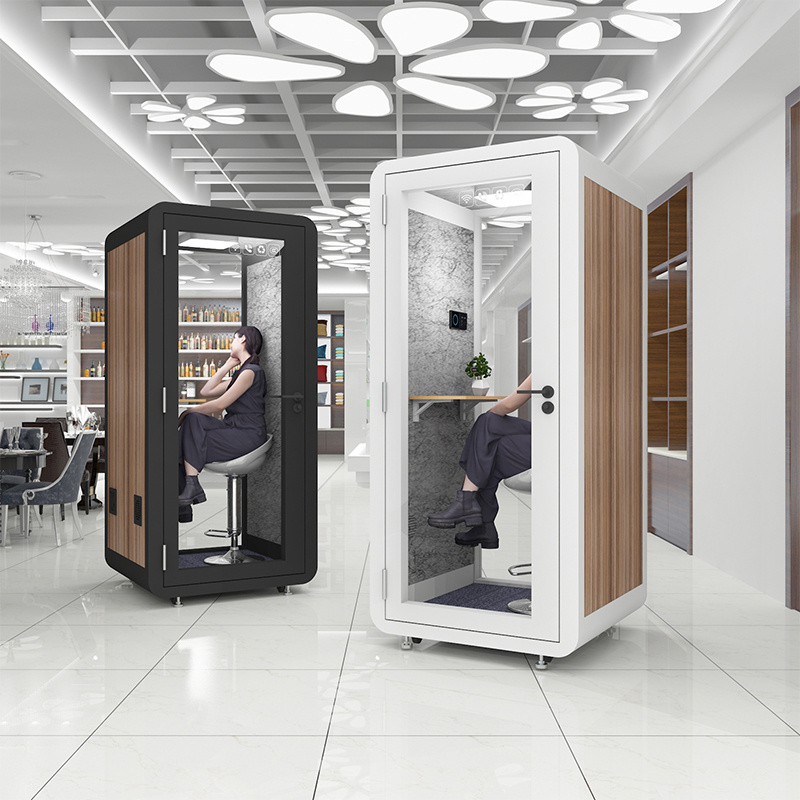 high score modern Sound Proof Pod room phone moveable office meeting booth