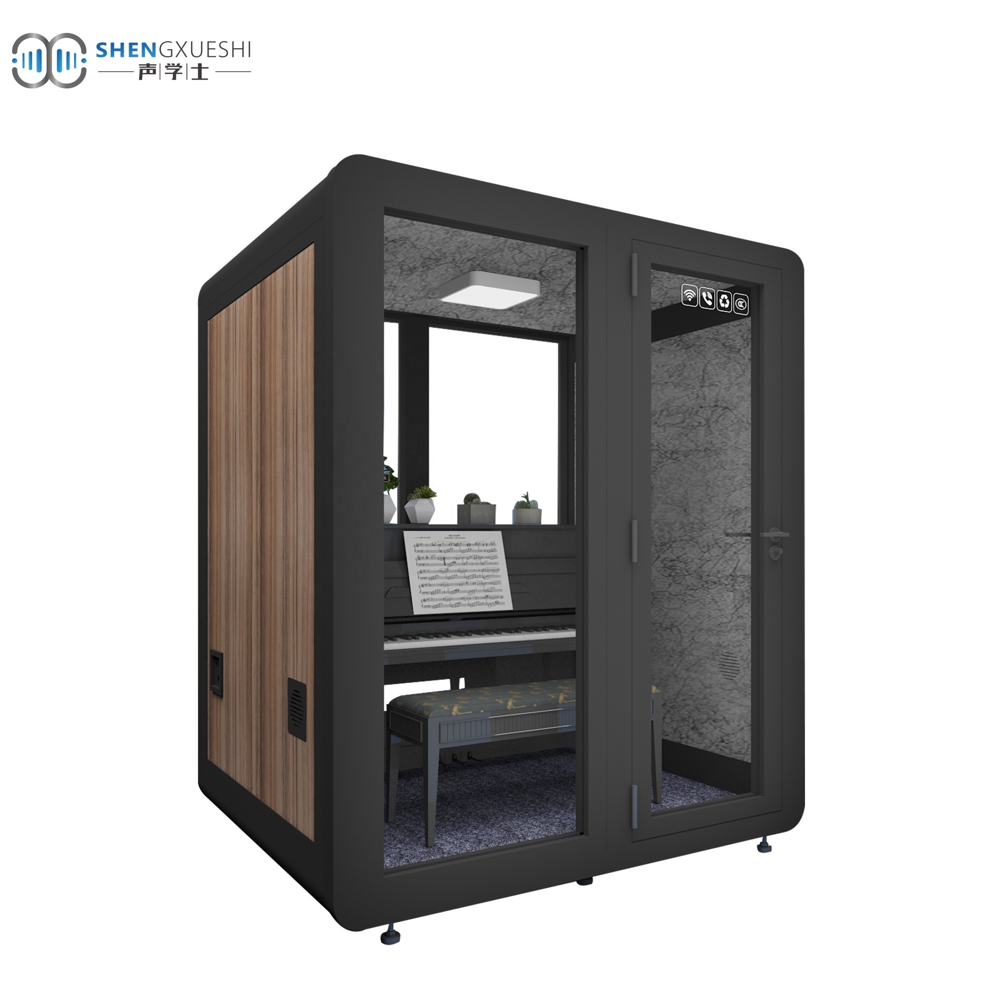 Unique Design Hot Sale Portable Movable Indoor Recording Studio Office Phone Soundproof Booth Silent Pod